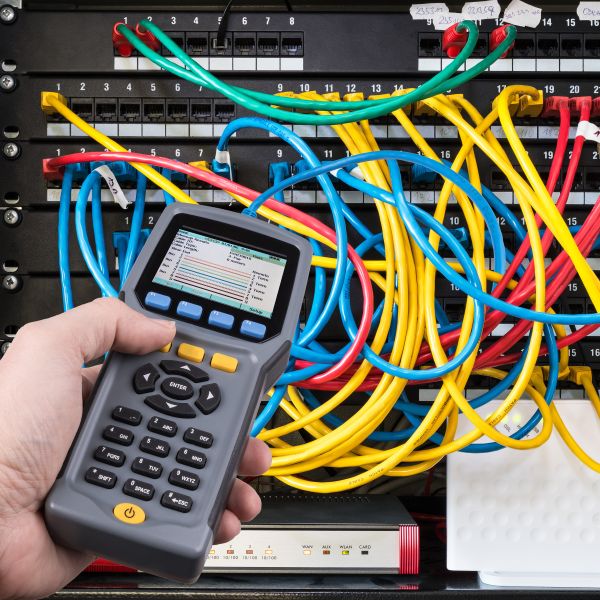 Machine testing network connections